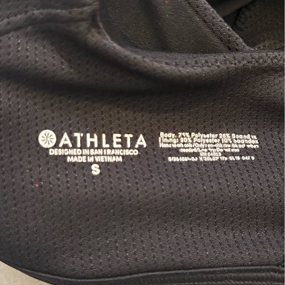 Athleta Run Free Black Sports Bra - Picture 5 of 5
